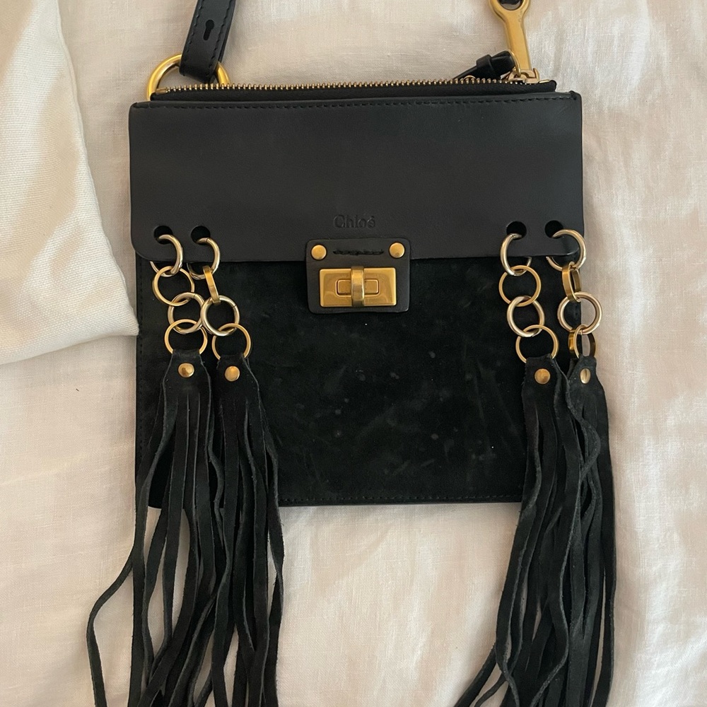Chloe crossbody fringe bag
